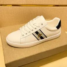 Estação Europeia Little Bee Sapatos Masculinos 2025 Novo Estilo Moda Moda Sapatos Brancos Masculino Outono All-Match Res