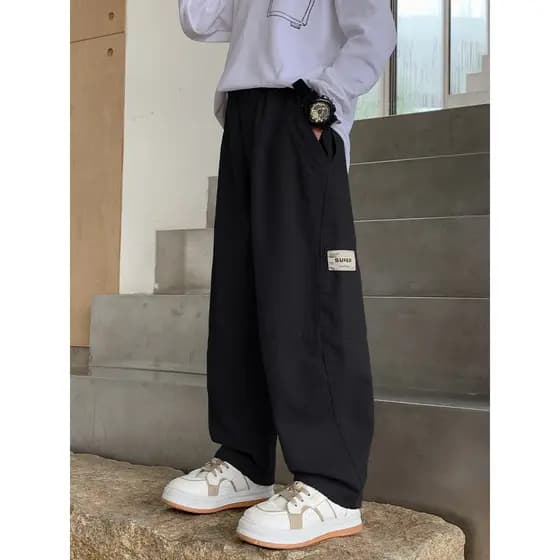 Meninos calças casuais primavera outono novo estilo roupas temporada crianças grandes calças compridas das crianças em l