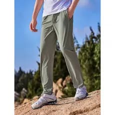 [Calças Nua] Pioneer 2025 Verão Novo Estilo Calças Finas de Secagem Rápida Calças Frescas Masculinas Calças Retas Respir