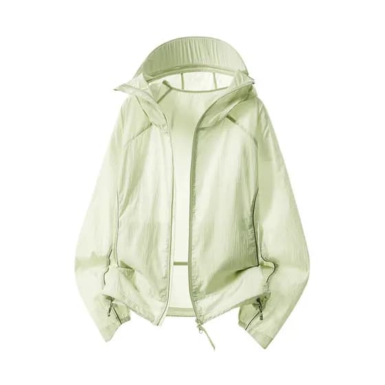 Woodpecker verão curto protetor solar roupas femininas UPF50 + Anti-ultravioleta pequena moda All-Match jaqueta protetor