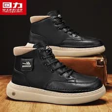 Puxar para trás sapatos masculinos de alta qualidade 2026 novo estilo outono sapatos casuais de couro painel de couro sa
