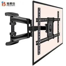 Suporte universal para TV de 43-85 polegadas, suporte retrátil para TV, suporte de parede com função de rotação e inclin