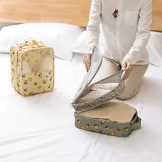 Bolsa de Armazenamento Multifuncional 2023 com Separação para Itens Secos e Molhados, Bolsa Impermeável para Sapatos, Ca