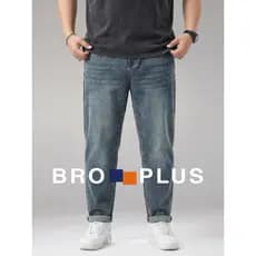 Fat Brother tornozelo comprimento Jeans masculino plus size mais gordura plus size 26 novo estilo primavera verão Lyocel
