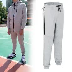 Calça de moletom esportiva masculina, roupa de rua, pés pequenos, fechamento, pés soltos, esportes, outono, algodão, tre