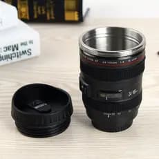 Copo de lente de quinta geração totalmente novo, copo de café criativo, copo de água para casais, copo em formato de câm