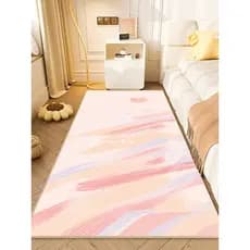 Tapete de cabeceira quarto cobertor de cabeceira menina ins estilo tapete pequeno almofada cabeceira quarto longo