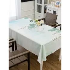 Toalha de mesa Pastoral tecido impermeável descartável algodão linho estilo pequena toalha de mesa fresca retangular mes