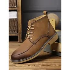 Estilo britânico Martin botas masculinas tamanho grande Casual rendas Retro All-Match macacão botas na moda botas curtas