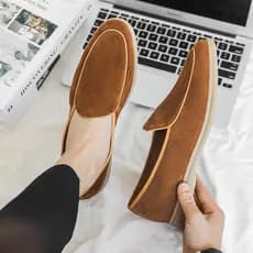 Juventude preguiçoso ervilhas deslizamento-em mocassins masculino versão coreana moda All-Match simples ervilhas sapatos