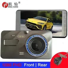 4 Polegada Carro DVR Câmera De Visão Traseira Gravador De Condução Do 1080P FHD Traço Ampla Anjo Noturna G-sensor Cam