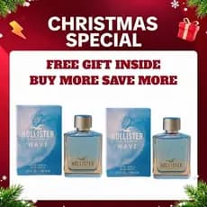 Wave by Hollister para Homens - Spray EDT de 3,4 oz, Colônia Unissex, Fragrância de Verão e Primavera, Presente para Hom