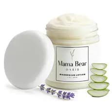 Loção-Creme Hidratante de Alta Qualidade para Cuidados com a Pele KBeauty MamaBearOasis - Loção de Lavanda para Pés, Mão