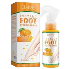 Spray Esfoliante para os Pés K-Beauty para Remover Pele Morta, Esfoliante para Pedicure para Calcanhares Rachados e Áspe