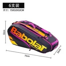 Bolsa De Tênis Babolat RH12/RH6 Wimbledon Pure Novo Pacote Comemorativo Limitado 6/12 Para Raquetes