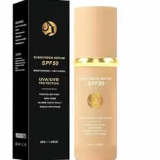 Base 4 em 1, Corretivo, Hidratante, Sérum Protetor Solar SPF50, Ácido Hialurônico que Muda de Cor, Proteção UVAUVB, Hidr