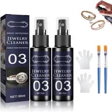 Limpador de Joias 03 para Todas as Joias, Spray Mágico Incrível para Remover Ferrugem de Joias e Relógios, Limpador de J