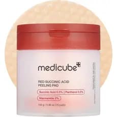 [medicube] Pads de Ácido Succínico Vermelho e Pantenol |    Niacinamida + Ácido Salicílico para cuidados JZXW