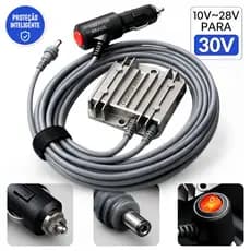 Cabo Starlink Mini 12v/24v Para 30v Conversor Veicular 3m 4m Metros Plug Dc Fonte D Dense
