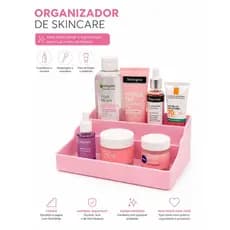 Porta Maquiagem Organizador De Cosméticos Perfume Prateleira Multiuso 3 Andares