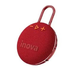 Inova Caixa de som Bluetooth portátil clip 5 com alça ao ar livre, FM, USB, TWS, 5W - para praia, festas ou viagens