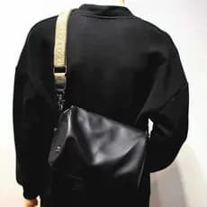 Hong Kong IT HKins Bolsa Mensageiro Design Simples Nicho Masculino Bolsa de Ombro Feminina Bolsa de Estudante Mochila de