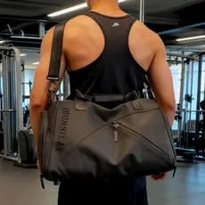 Bolsa de ginástica masculina de grande capacidade, separação seca e úmida, bolsa de ombro esportiva de alta qualidade, m