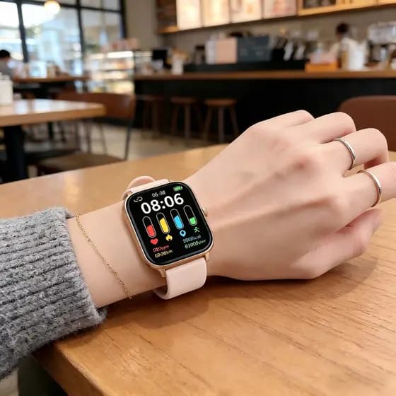 smartwatch relogio Hancdon JU105 1000mah Chamada Bluetooth IP68 à Prova de água Assistente IA Compatível com Strava