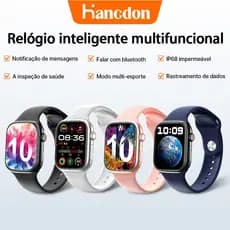 Smartwatch T900 Ultra Hancdon Relógio inteligente multifuncional IP68 NFC(Notificações /Fitness/Calorias) Voz com Ai