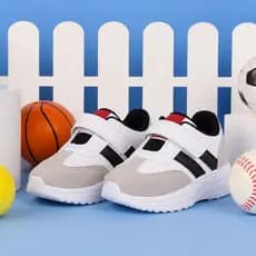 Tênis Infantil Casual Bebê Menino Menina Velcro Cadarço Confortável