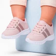 Tênis Infantil Bebê Casual Masculino Feminino Leve Macio para Dia a Dia