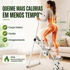 Simulador De escada e Caminhada para casa Dobrável Academia em Casa Dobrável 150kg