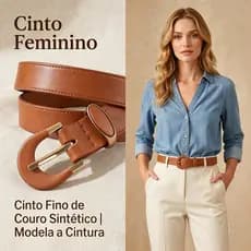 cinto feminino fino Ajustável De Fivela Couro Moda Social elástico Casual Versátil Para Uso Diário
