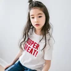 2026 meninas verão camisa de fundo versão coreana carta camiseta de manga curta vitalidade Casual All-Match