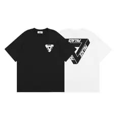 Street Wear PALACE estilo clássico triângulo invertido impressão masculino feminino estilo solto All-Match Casual verão