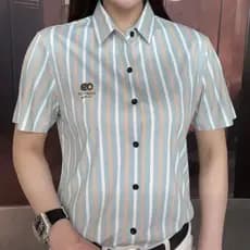 2025 Novo Estilo Masculino Verão Moda Moda Exclusiva All-Match Listrado Slim-fit Casual Curto