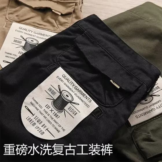 Street Wear Shawn Yue Macacão Masculino Calças Casuais Calças Edison Chen Calças Masculinas Soltas Estilo Hong Kong Cáqu