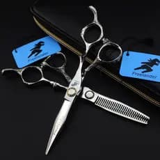 20cm C5-60 Tesoura de cabeleireiro Tesoura de corte de cabelo Tesoura plana Franja Tesoura Dentes Sci