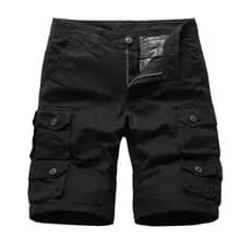 2021 novo estilo masculino Street Wear Casual macacão shorts soltos cor sólida Multi-saco shorts masculinos