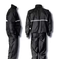 Conjunto Capa De Chuva Roupa Para Motoqueiros Ciclistas Impermeável Calça Jaqueta Com Capuz