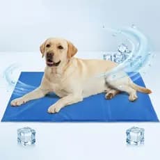 Tapete Gelado Refrescante Para Pet Cachorro Gato Grande 65x50cm Colchonete Cama