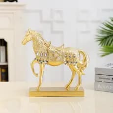 Resina cavalo artesanato decorações de abertura presentes de casamento decorações criativas de negócios para casa