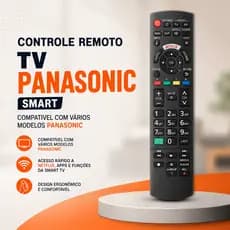 Controle Remoto TV Panasonic Smart Viera Com Teclas Netflix e Ultra VIvid