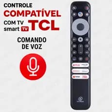 Controle Remoto para TV TCL Smart - Com Comando de Voz