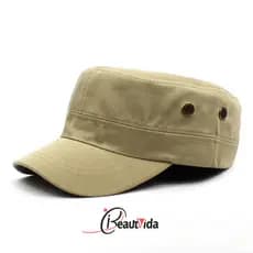 BBYTER Chapéu De Algodão Lavado Para Homens Plano O Exterior Boné De Basebol Militar De Cor Sólida Brim Sol Unisexo