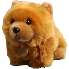 Brinquedo De Pelúcia Para Cachorro Fofo-Simulação Chow Plush , Boneca Macia E Confortável , Mantém A Forma , Sem Fiapos