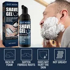 East Moon Creme de Barbear Homens Espuma de Barbear Suave Refrescante Limpeza Suavizante Creme de Barbear de Espuma de B