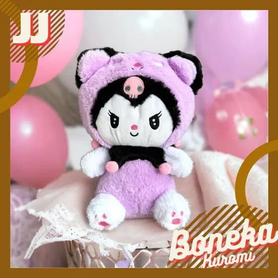 Boneca KUROMI Minha MELODY CINNAMOROLL