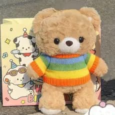 Bonito Mocha creme boneca brinquedo de pelúcia boneca dormir presente de aniversário namorada dia dos namorados20260330