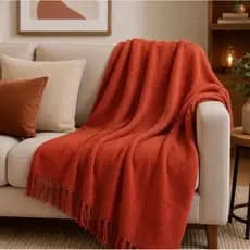 Mantas  Decorativas Para Sofá/Cama 100% Algodão Decorativa Luxuosa Protetora Tamanho 2,10X1,20